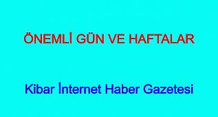Önemli Gün ve Haftalar