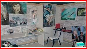 AYSEL AYDIN YENİ ÇALIŞMA OFİSİNE KAVUŞTU