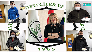 AKHİSAR LOKANTACILAR KÖFTECİLER TATLICILAR ODASI MASKE VE ELDİVEN DAĞITIYOR