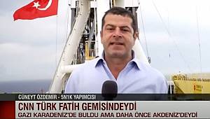 ÖZDEMİR AYLAR ÖNCE, KARADENİZ'DE DOĞALGAZI BULAN FATİH SONDAJ GEMİSİNDEYDİ 