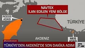 SON DAKİKA – TÜRKİYE'DEN BİR NAVTEX DAHA
