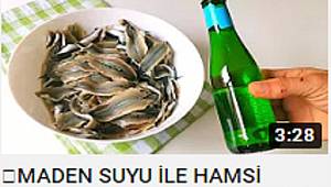 MADEN SUYU İLE HAMSİ KIZARTMA