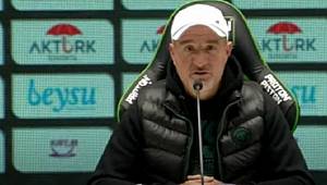KONYASPOR'UN HOCASI ERSAN PARLATAN'IN FENERBAHÇE YENİLGİSİ SONRASI BASIN TOPLANTISI