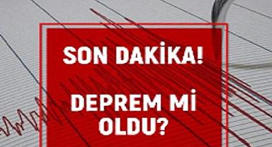 MARMARA TEKİRDAĞ'DA 5 BÜYÜKLÜĞÜNDE DEPREM MEYDANA GELDİ