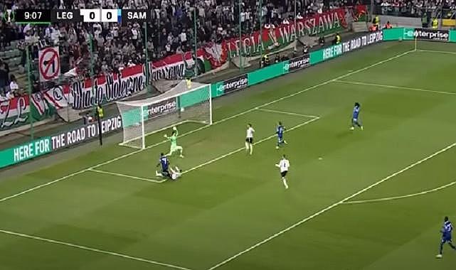 SAMSUNSPOR VARŞOVA'DA LEGİA VARŞOVA'YI 1 – O YENDİ ( MAÇ ÖZETİ )