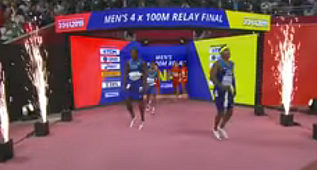 2019 DÜNYA ATLETİZM ŞAMPİYONASI 4x100 METRE ERKEKLER FİNALİ 		