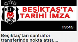 BEŞİKTAŞ TRANSFERDE SANTRAFOR SORUNUNU ÇÖZDÜ  