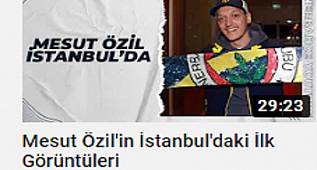 İŞTE FENERBAHÇE'NİN YENİ TRANSFERİ MESUT ÖZİL'İN İSTANBUL'DA İLK GÖRÜNTÜLERİ  