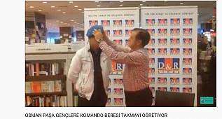 OSMAN PAŞADAN GENÇLERE KOMANDO BERESİ TAKMA DERSİ 