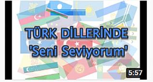 TÜRKÇE'DE '' SENİ SEVİYORUM '' KELİMESİNİN HER HALİ  