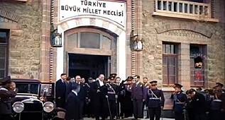 ATATÜRK 10. YIL NUTKUNU SÖYLÜYOR (  EN NET GÖRÜNTÜ VE EN NET SESİ )