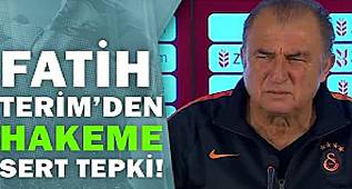  FATİH TERİM Z. TÜRKİYE KUPASINDA GALATASARAY'IN ALANYASPOR'A ELENMESİNİ HAKEME BAĞLADI 