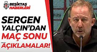 KONYASPOR'U ELEYİP Z. TÜRKİYE KUPASINDA YARI FİNALE YÜKSELEN BEŞİKTAŞ'IN HOCASI SERGEN YALÇIN'IN BASIN TOPLANTISI 