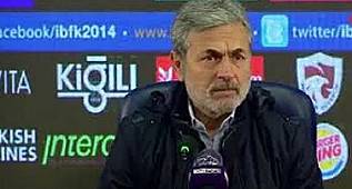 TRABZONSPOR'A 1 – 0 YENİLEN BAŞAKŞEHİR'İN HOCASI AYKUT KOCAMAN'IN BASIN TOPLANTISI  