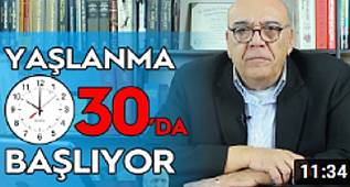 YAŞLANMA 30'DA BAŞLIYOR / YAŞLANMAYI GECİKTİRME YOLLARI 