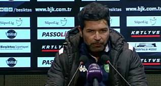 BEŞİKTAŞ MAÇININ ARDINDAN HAKAN KUTLU AÇIKLAMA YAPIYOR 