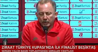 SERGEN YALÇIN'IN Z. TÜRKİYE KUPASI YARI FİNAL BAŞAKŞEHİR GALİBİYETİ SONRASI BASIN AÇIKLAMASI 