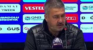 TRABZONSPOR'U TRABZON'DA YENEN ALANYASPOR'UN HOCASI SEMİH TOKATLI AÇIKLAMA YAPIYOR 