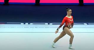 AYŞE BEGÜM ONBAŞI'NIN AZERBAYCAN BAKÜ'DE AEROBİK JİMNASTİK DÜNYA ŞAMPİYONLUĞU PERFORMANSI 