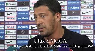 A MİLLİ BASKETBOL TAKIMIMIZIN KOÇU UFUK SARICA BASIN TOPLANTISINDA 
