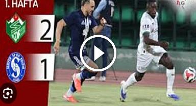 ALAGÖZ HOLDİNG IĞDIR FK – 2 – SMS GRUP SARIYERSPOR – 1 -  ( ÖZET GÖRÜNTÜLER ) 